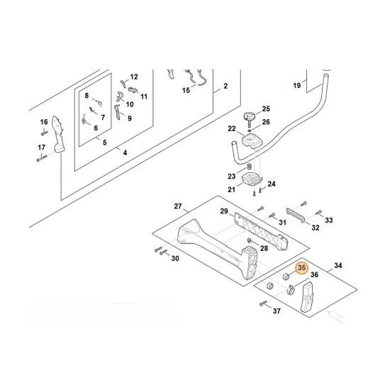 STIHL   Amortyzator gumowy FA03 792 9300